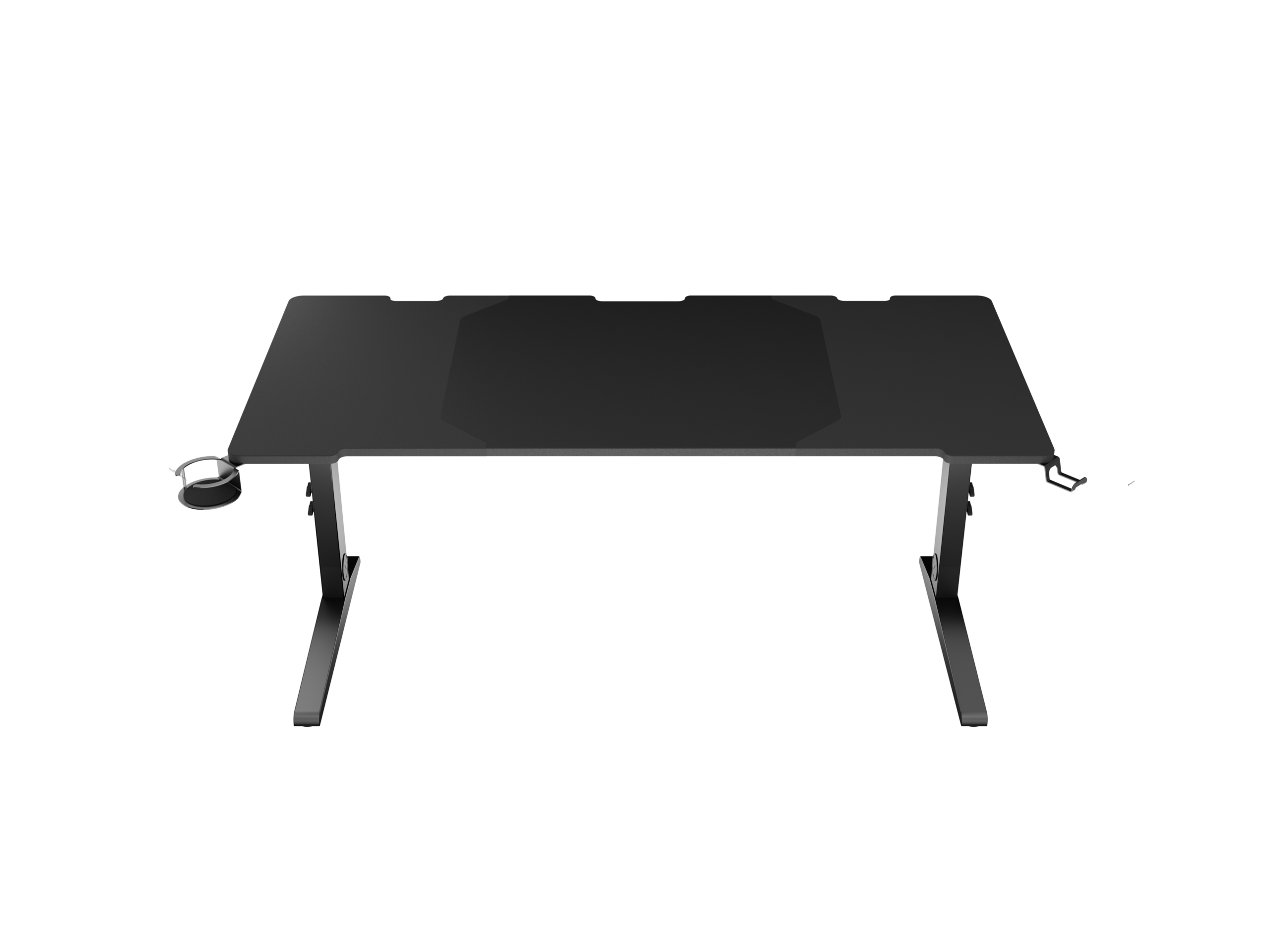 Genesis | Modular Gaming Desk | Holm 160 RGB | Anthracite Black
