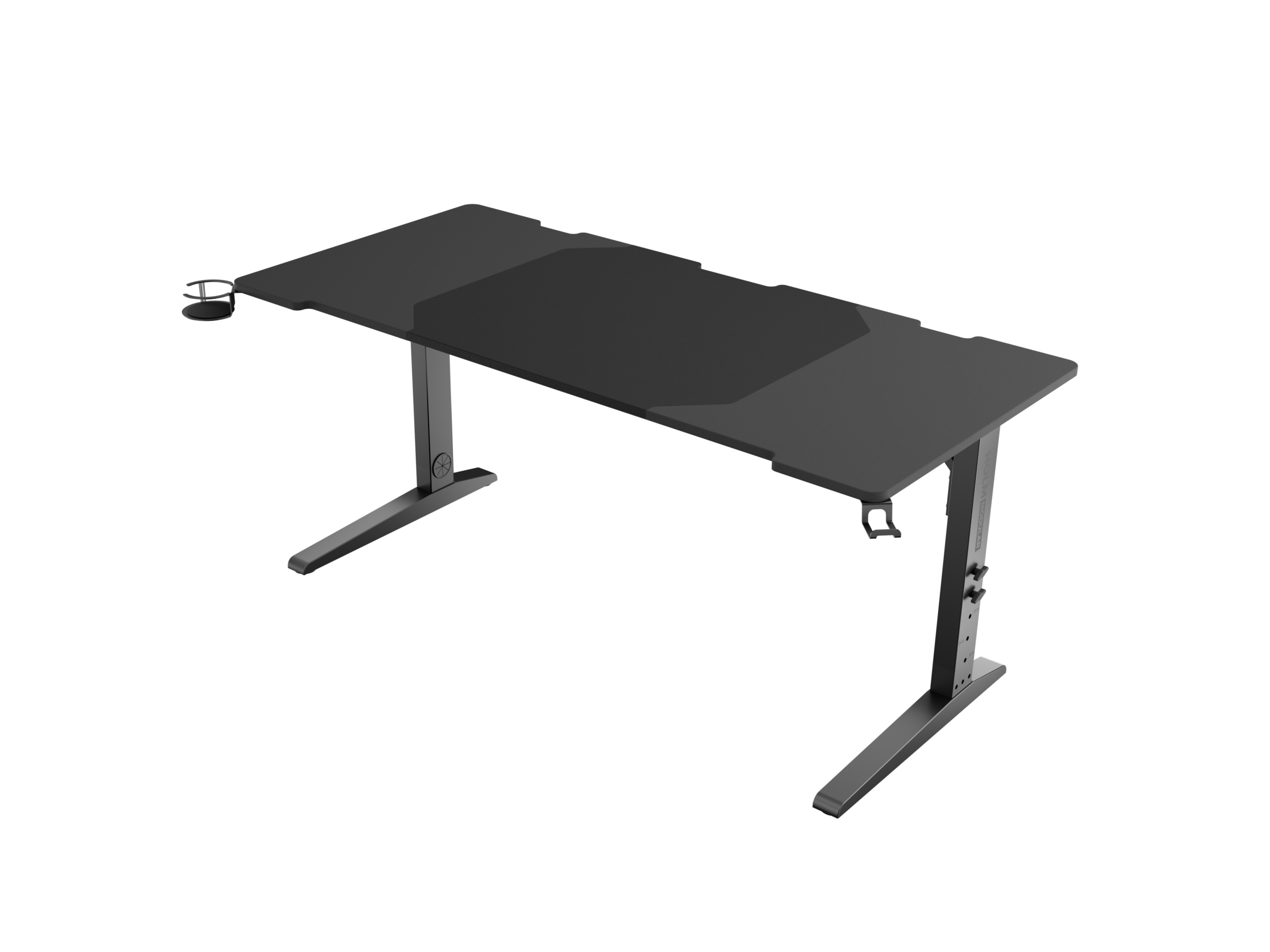 Genesis | Modular Gaming Desk | Holm 160 RGB | Anthracite Black - Image 3