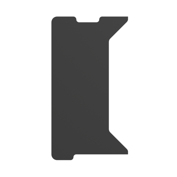 Genesis | Holm Modular Side Desk Top Left 40cm | NDS-2278 | Anthracite Black