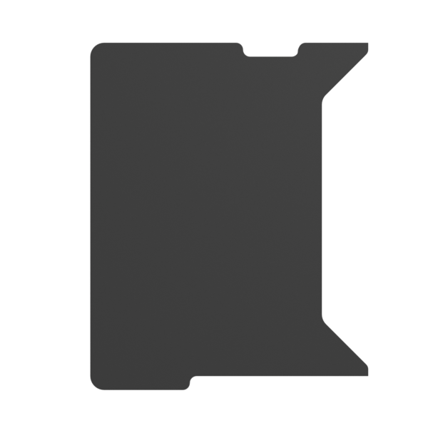 Genesis | Holm Modular Side Desk Top Left 60cm | NDS-2282 | Anthracite Black