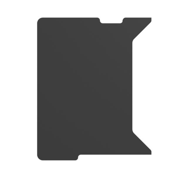 Genesis | Holm Modular Side Desk Top Left 60cm | NDS-2282 | Anthracite Black