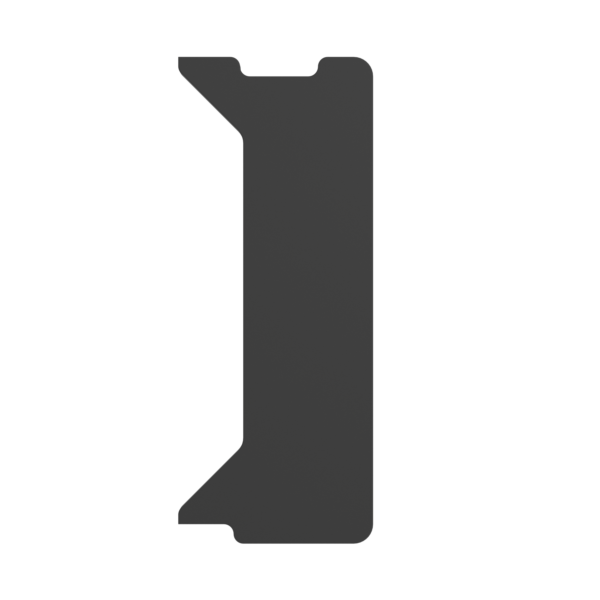 Genesis | Holm Modular Side Desk Top Right 30cm | NDS-2277 | Anthracite Black