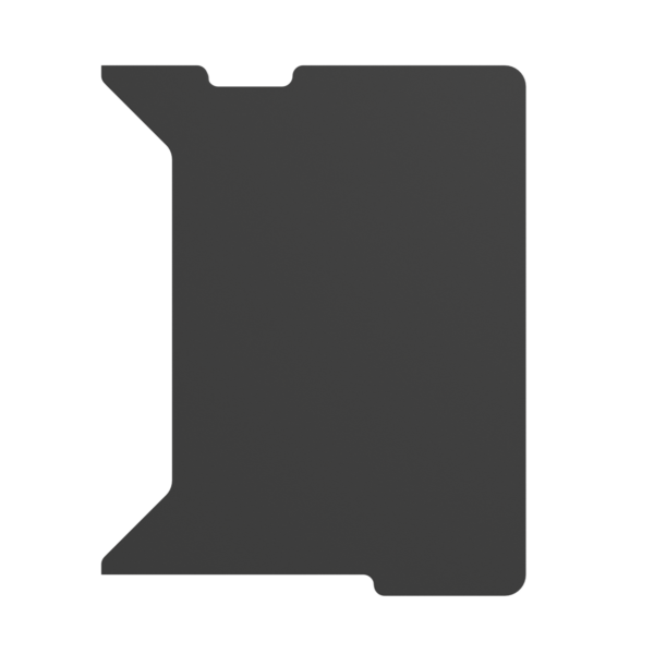 Genesis | Holm Modular Side Desk Top Right 60cm | NDS-2283 | Anthracite Black