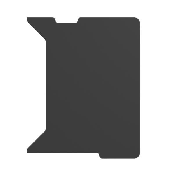 Genesis | Holm Modular Side Desk Top Right 60cm | NDS-2283 | Anthracite Black