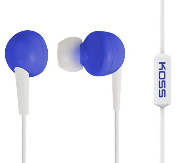 Koss | Headphones | KEB6iB | Wired | In-ear | Microphone | Blue