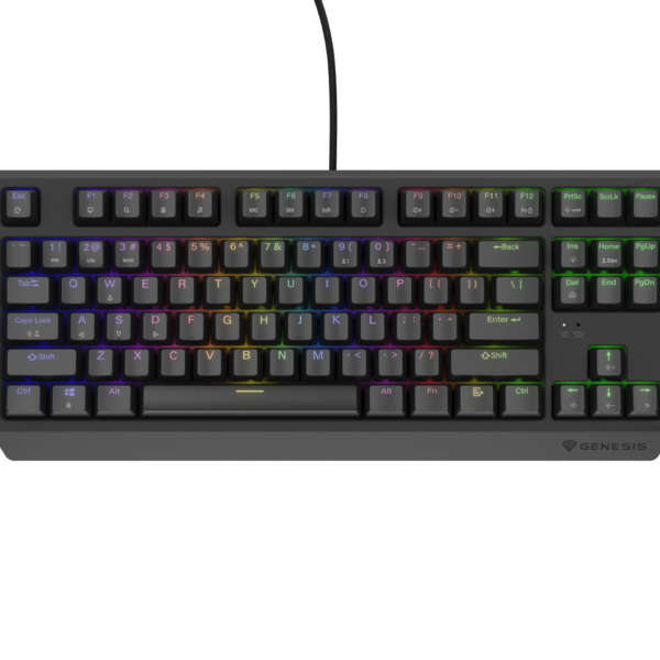 Genesis | THOR 230 TKL | Mechanical Gaming Keyboard | Wired | US | Linear | Black | RGB