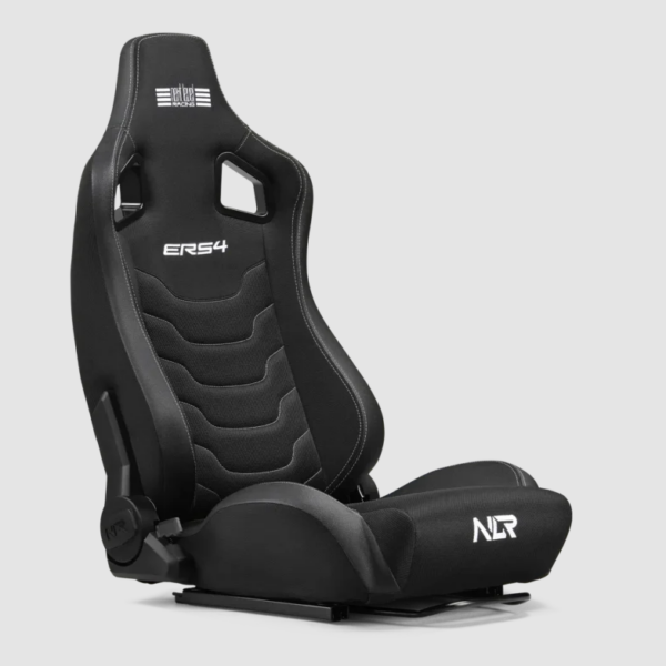 Next Level Racing | SIMAERO Mesh Fabric | Reclining Seat | ERS4 Elite Fabric & SimAero Mesh Edition | Black