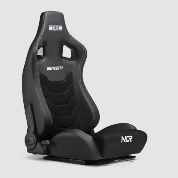 Next Level Racing | PU Leather and Suede | Reclining Seat | ERS4 Elite PU Leather & Suede Edition | Black