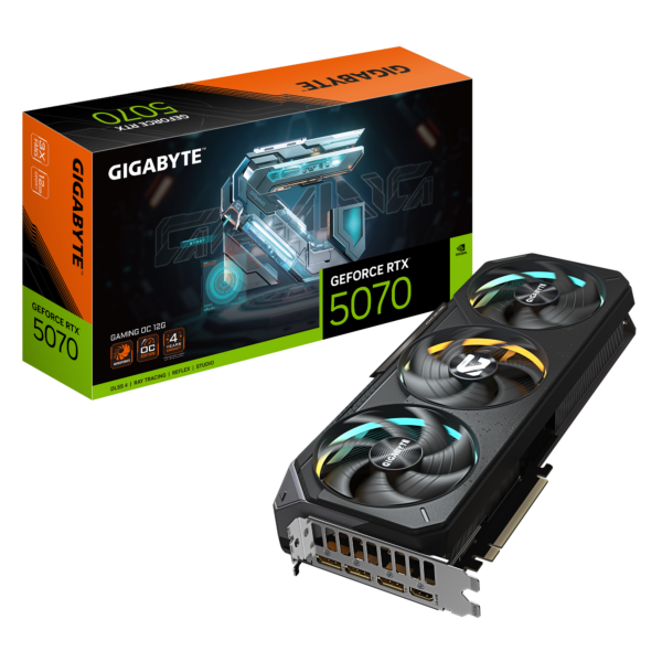 Gigabyte GeForce RTX 5070 GAMING OC 12G | NVIDIA | 12 GB | GeForce RTX 5070 | GDDR7 | HDMI ports quantity 1 | PCI-E 5.0