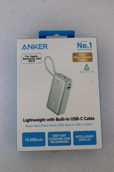 SALE OUT. Anker 545 Nano Power Bank | A1259G61 | 10000 mAh | Green | UNPACKED, SCRATCHED ON TOP
