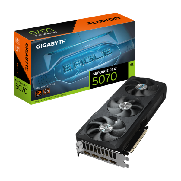 Gigabyte GeForce RTX 5070 EAGLE OC SFF 12G | NVIDIA | 12 GB | GeForce RTX 5070 | GDDR7 | HDMI ports quantity 1 | PCI-E 5.0