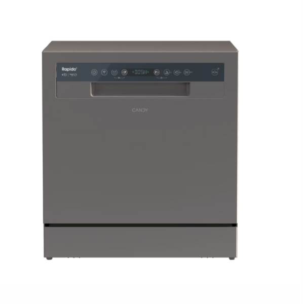 Candy Dishwasher | CP 8F9FFA | Free standing | Width 55 cm | Number of place settings 8 | Number of programs 8 | Energy efficiency class F | Display | Antracite