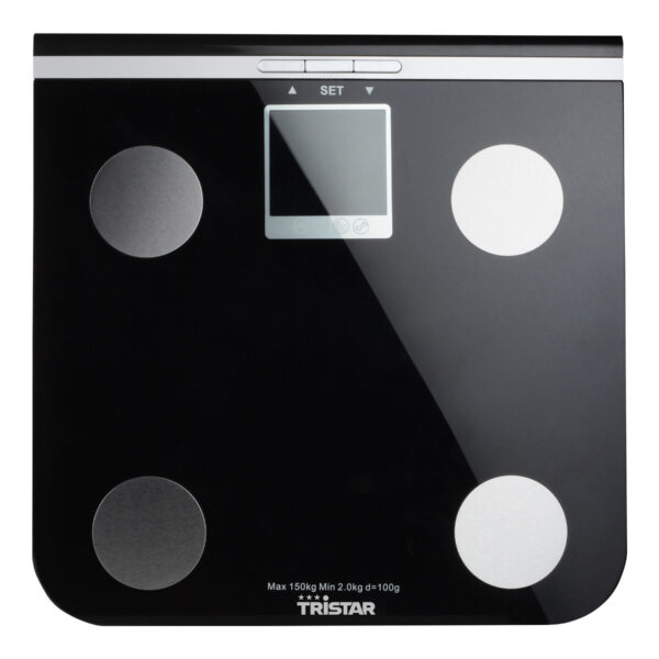 Tristar | Electronic | Maximum weight (capacity) 150 kg | Accuracy 100 g | Body Mass Index (BMI) measuring | Black