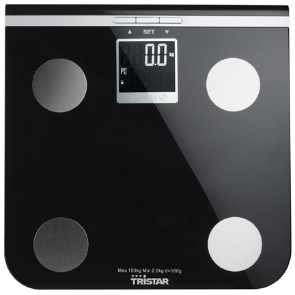 Tristar | Electronic | Maximum weight (capacity) 150 kg | Accuracy 100 g | Body Mass Index (BMI) measuring | Black - Image 5