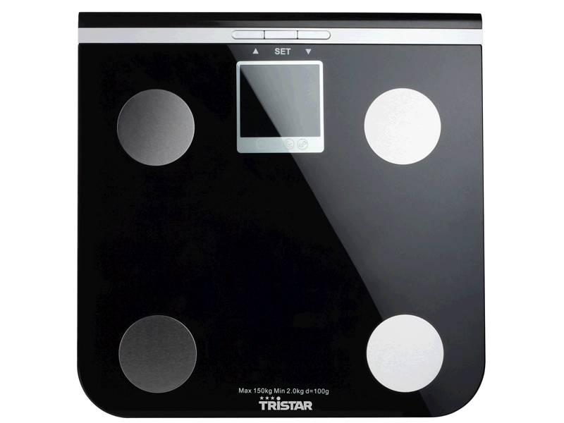 Tristar | Electronic | Maximum weight (capacity) 150 kg | Accuracy 100 g | Body Mass Index (BMI) measuring | Black - Image 6