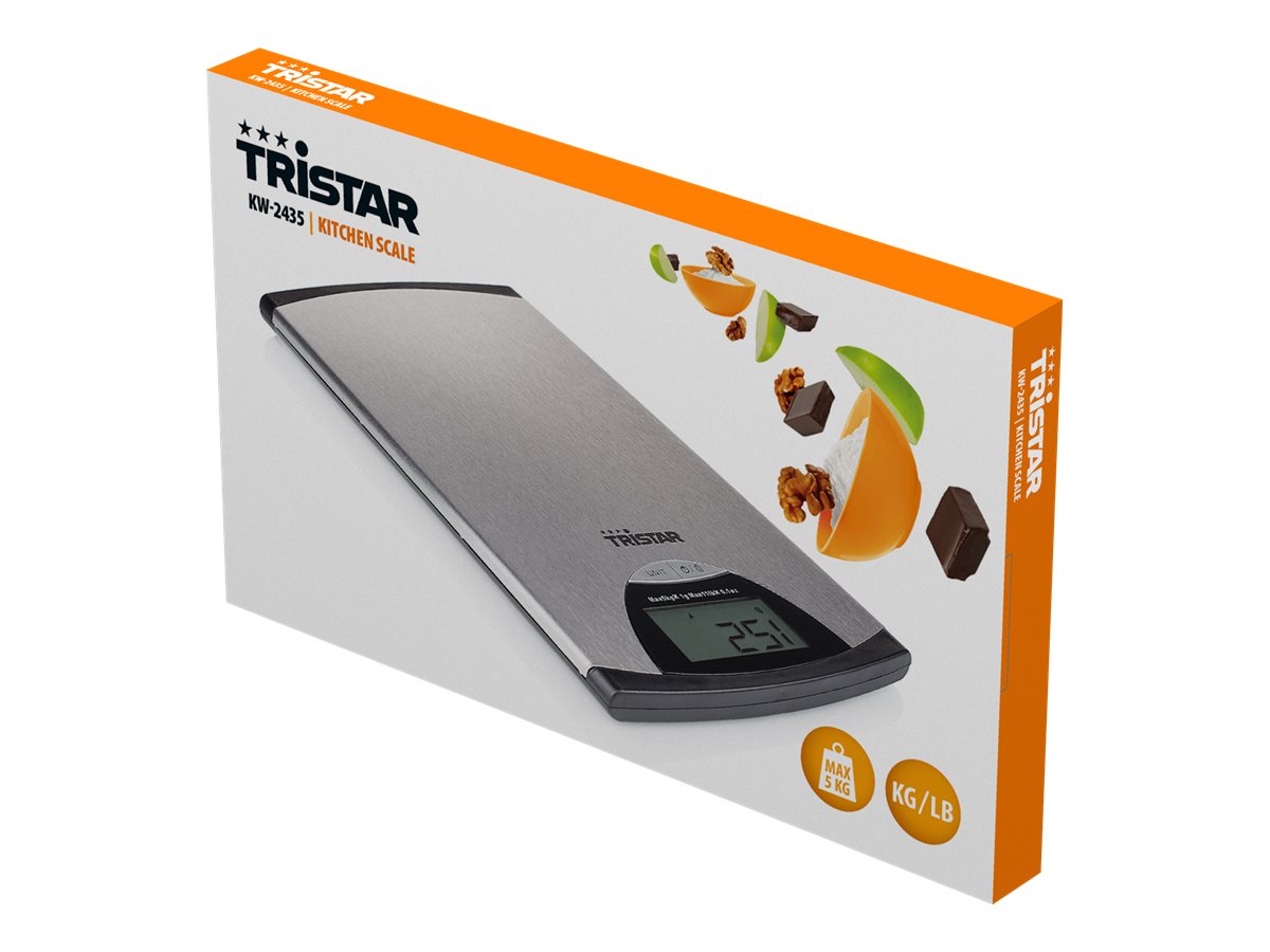 Tristar | Kitchen scale | KW-2435 | Maximum weight (capacity) 5 kg | Metallic - Image 2