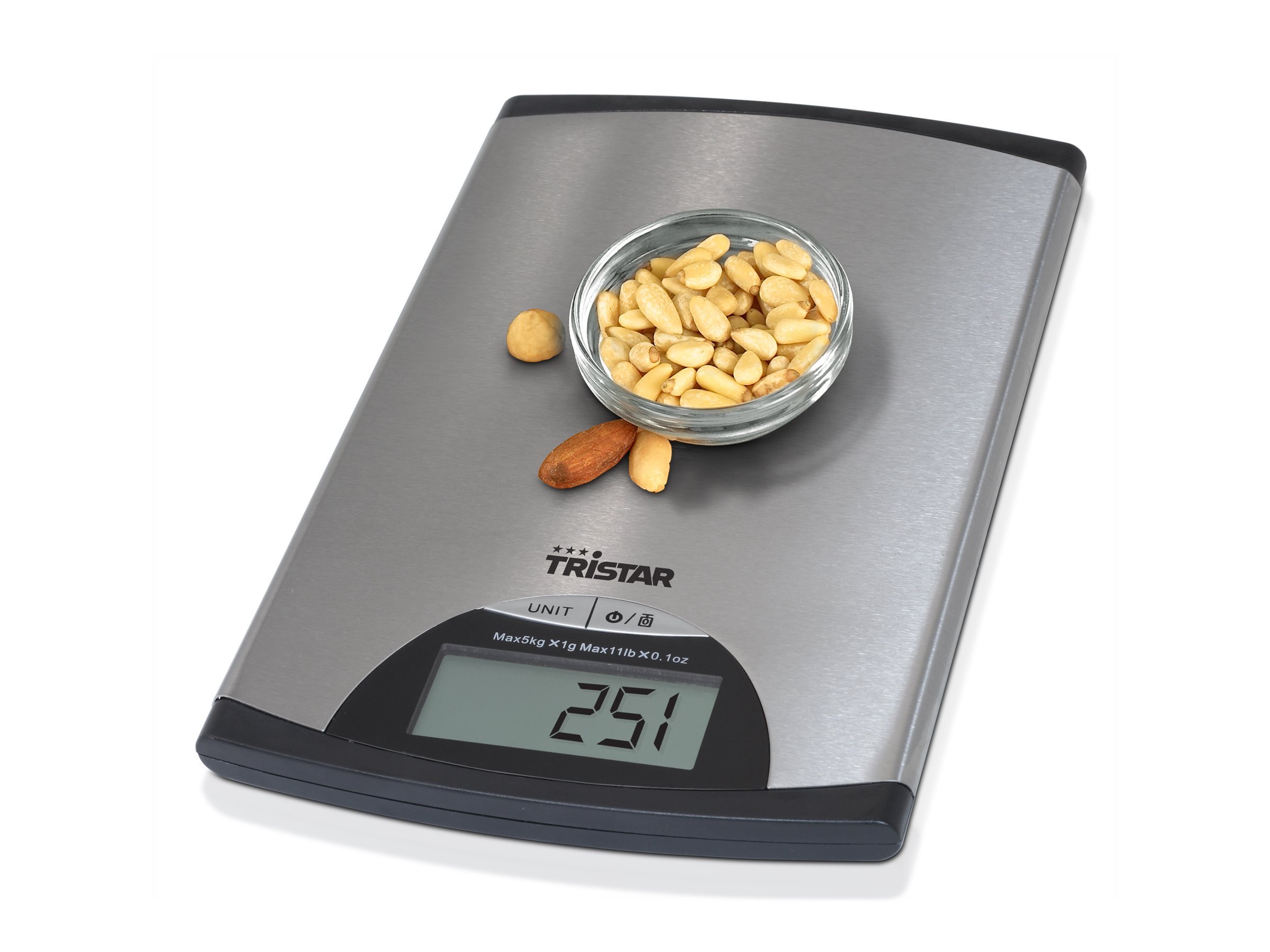 Tristar | Kitchen scale | KW-2435 | Maximum weight (capacity) 5 kg | Metallic - Image 4
