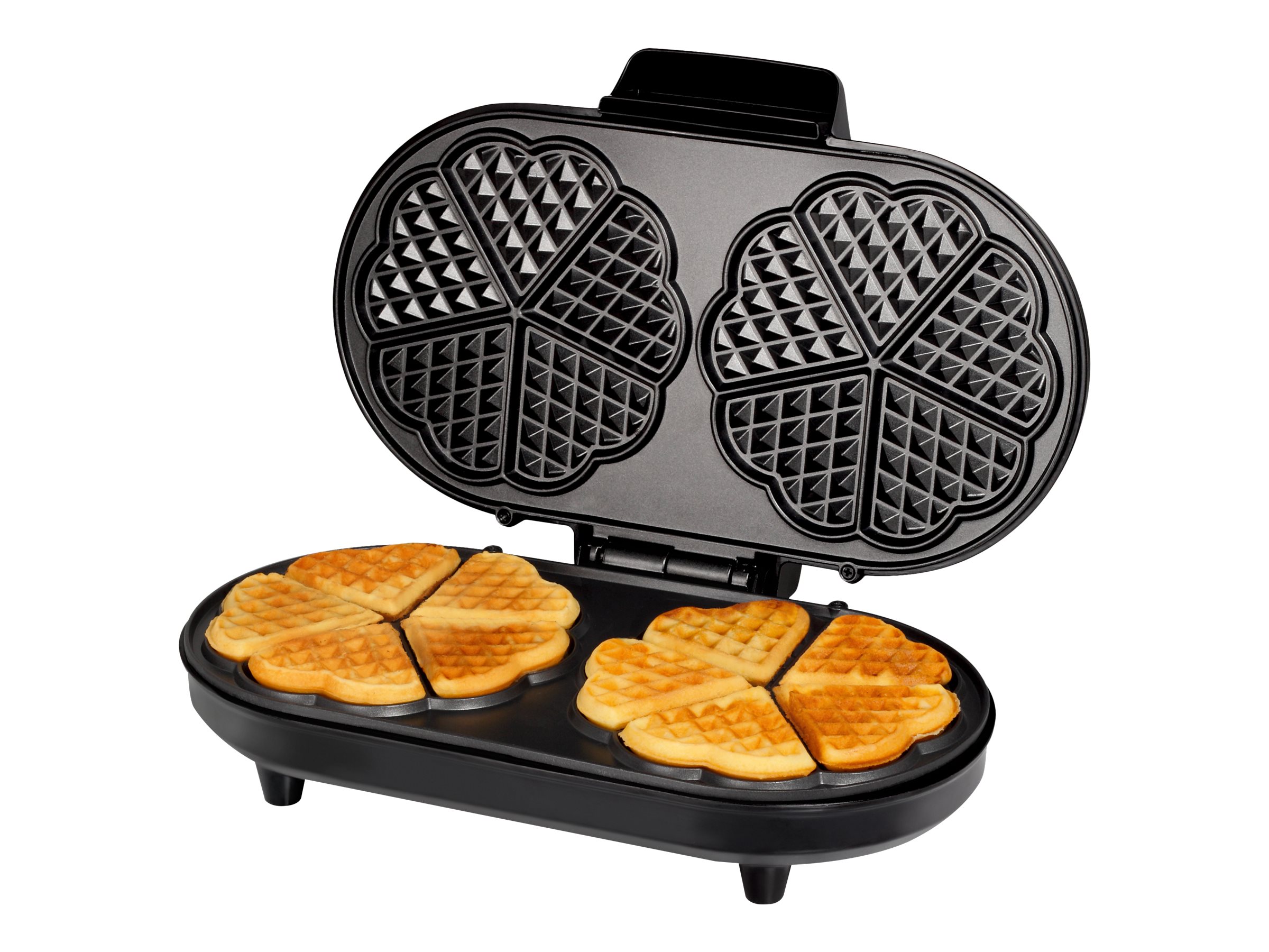 Tristar | Waffle maker | WF-2120 | 1200 W | Number of pastry 10 | Heart shaped | Black - Image 4