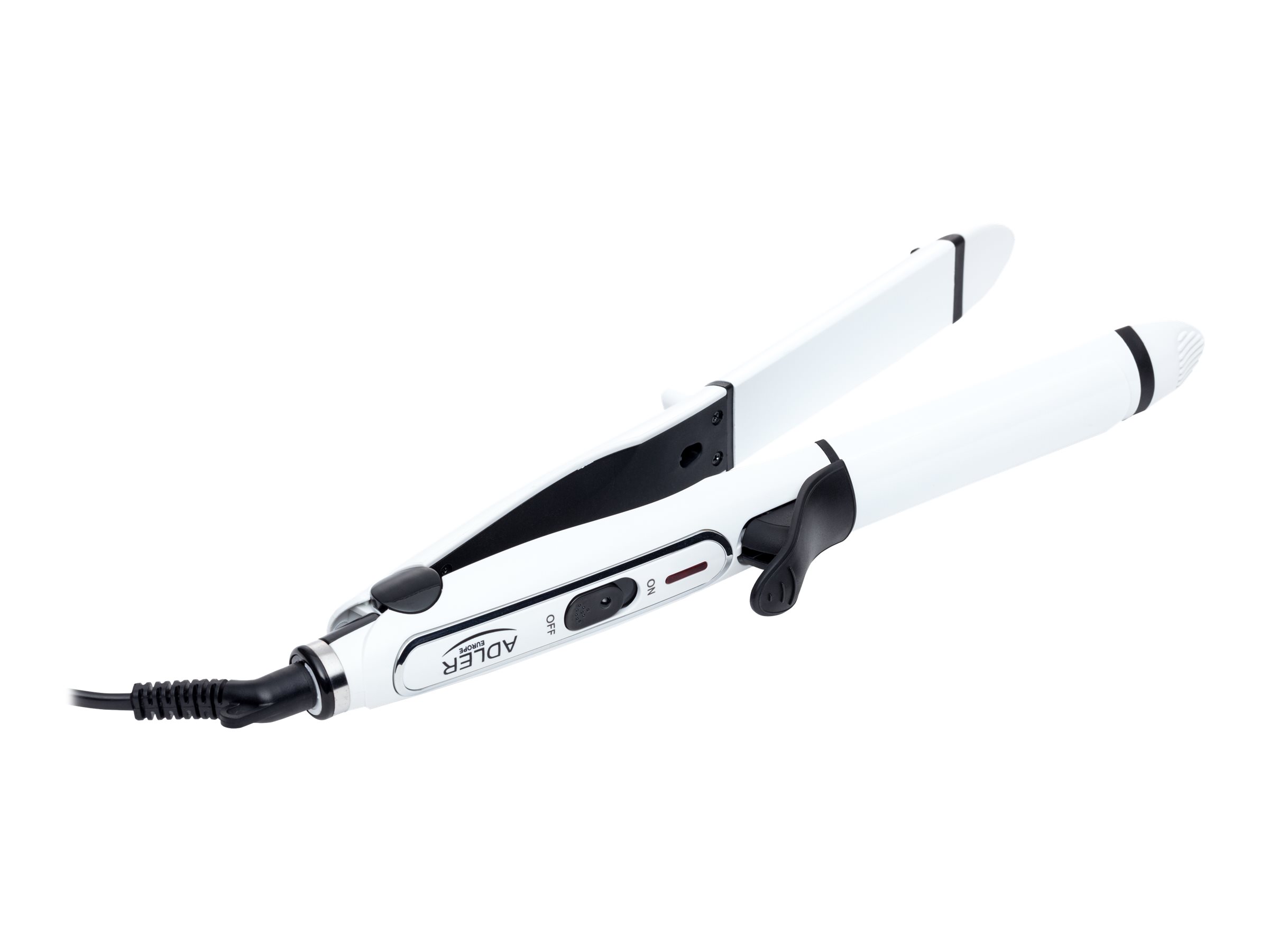 Adler | Hair straightener 2 in 1 | AD 2104 | Warranty 24 month(s) | Ceramic heating system | 50 W | White