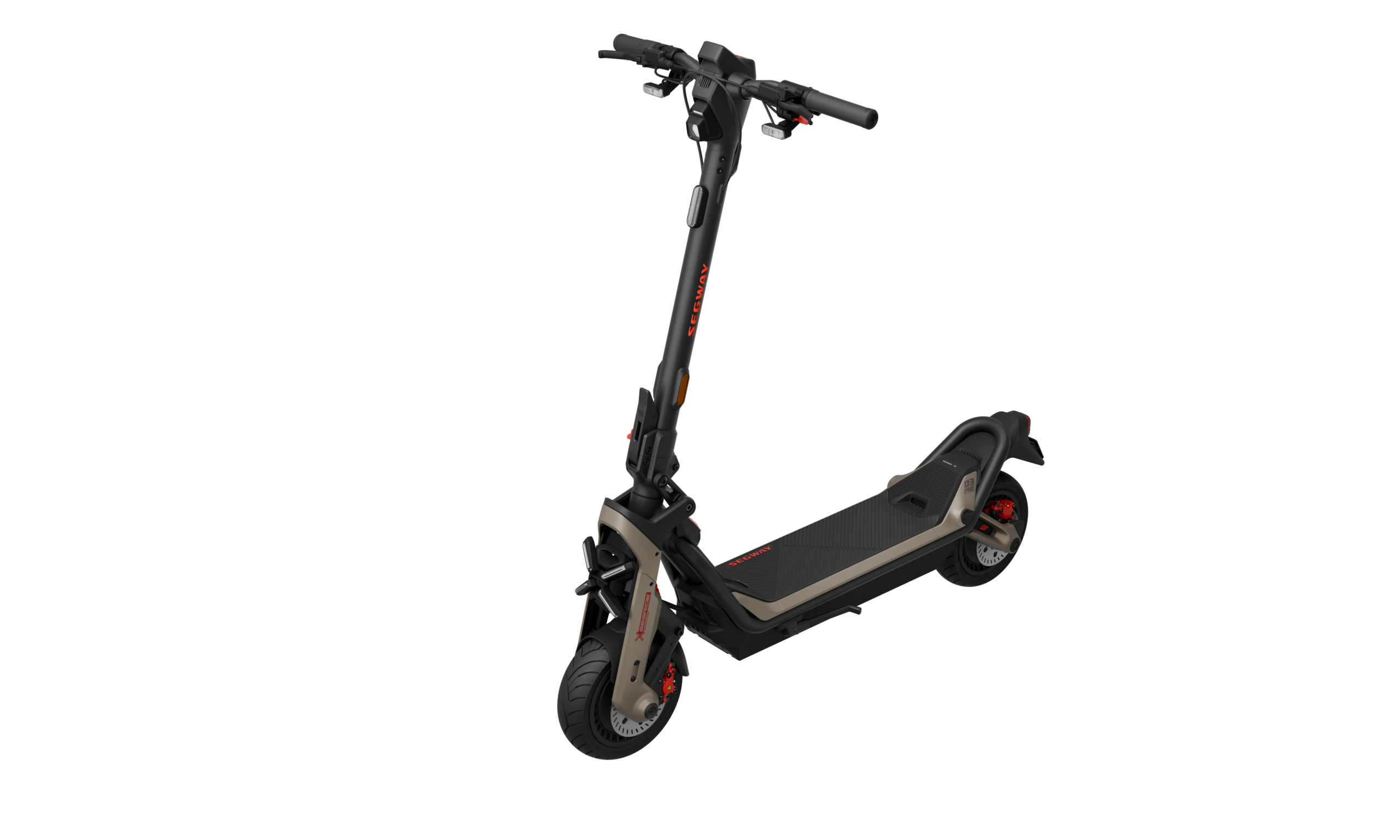 Segway | Superscooter GT3 Pro | Electric Scooter | Max 2 x 3500W W | Up to 80 km/h | 11 " | Black and Gold