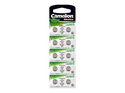 Camelion | AG10/LR54/LR1130/389 | Alkaline Buttoncell | 10 pc(s)