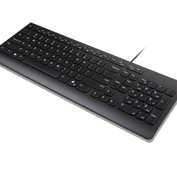 Lenovo Essential | Keyboard | Wired | Nordic | Black