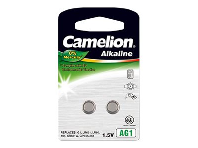Camelion | AG1/LR60/LR621/364 | Alkaline Buttoncell | 2 pc(s)