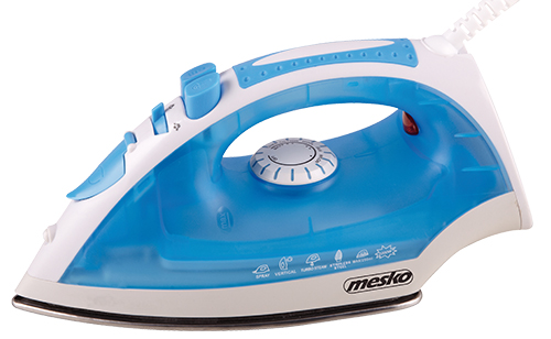 Iron | Mesko | MS 5023 | With cord | 2200 W | Blue/White