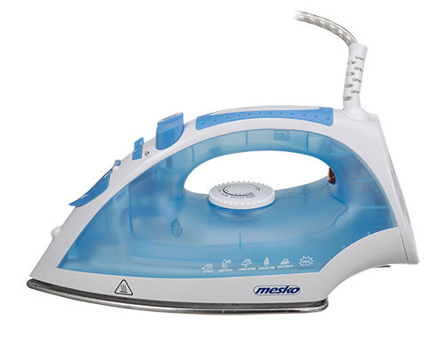 Iron | Mesko | MS 5023 | With cord | 2200 W | Blue/White - Image 7