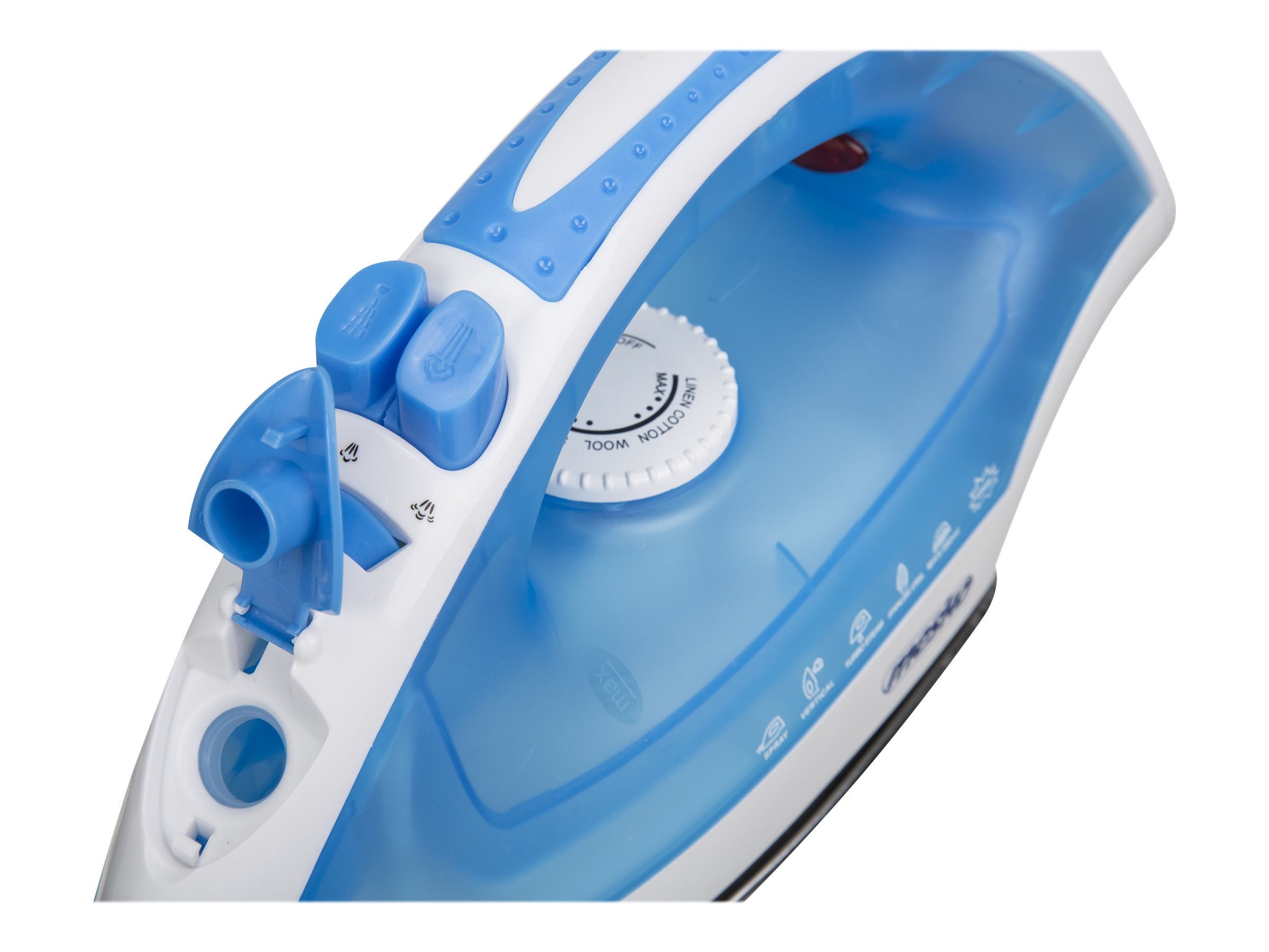 Iron | Mesko | MS 5023 | With cord | 2200 W | Blue/White - Image 9