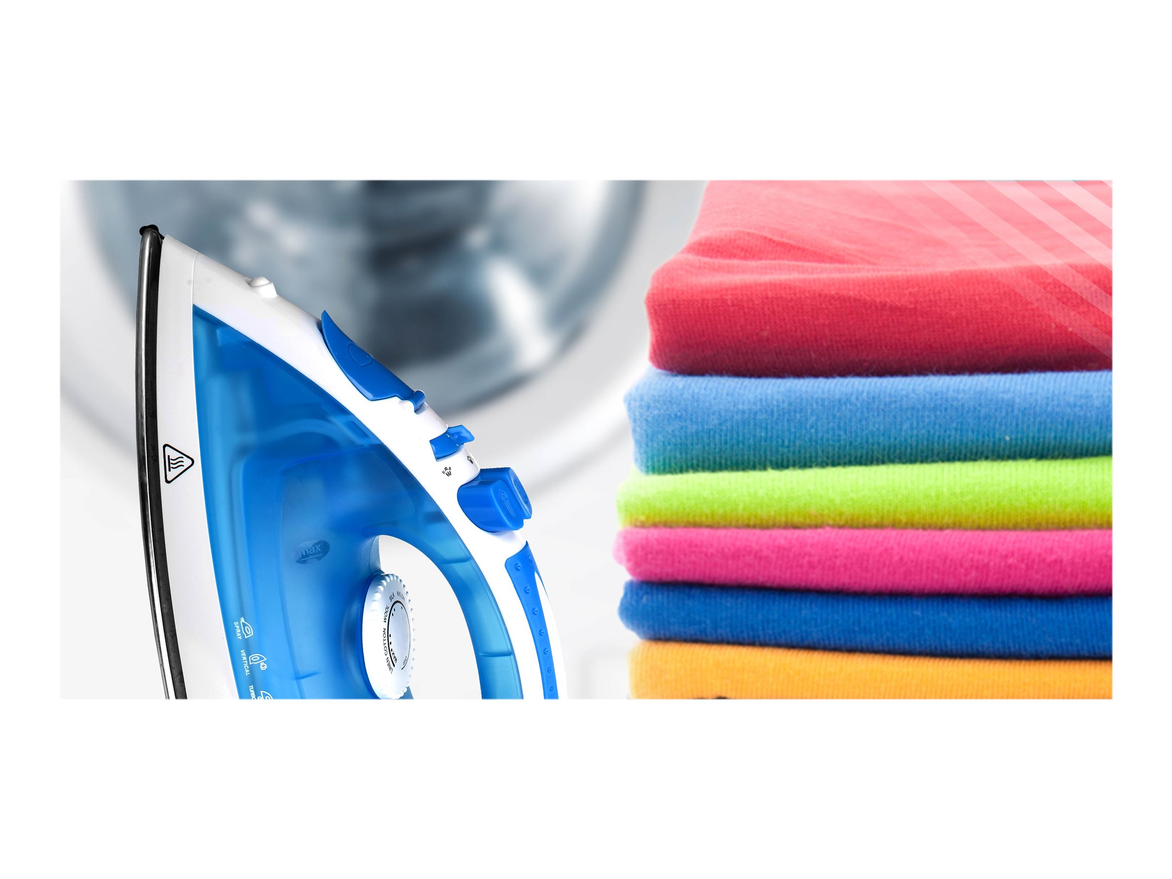 Iron | Mesko | MS 5023 | With cord | 2200 W | Blue/White - Image 11