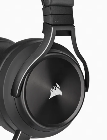 Corsair | High-Fidelity Gaming Headset | VIRTUOSO RGB WIRELESS XT | Wireless/Wired | Over-Ear | Wireless | Black - Image 3