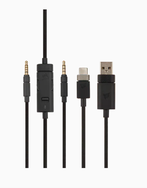 Corsair | High-Fidelity Gaming Headset | VIRTUOSO RGB WIRELESS XT | Wireless/Wired | Over-Ear | Wireless | Black - Image 11