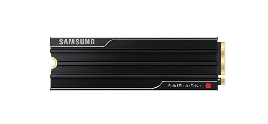 Samsung 9100 PRO With Heatsink | 1000 GB | SSD form factor M.2 2280 | Solid-state drive interface PCIe 5.0 NVMe | Read speed 14800 MB/s | Write speed 13400 MB/s