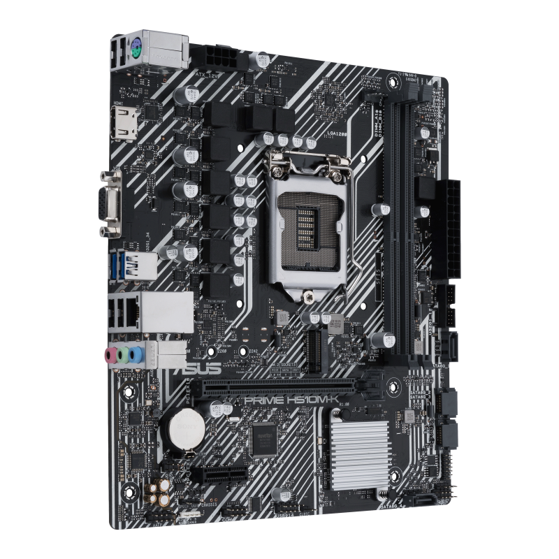 Asus | PRIME H510M-K | Processor family Intel | Processor socket LGA1200 | DDR4 | Memory slots 2 | Supported hard disk drive interfaces SATA, M.2 | Number of SATA connectors 4 | Chipset H510 | Micro ATX - Image 7