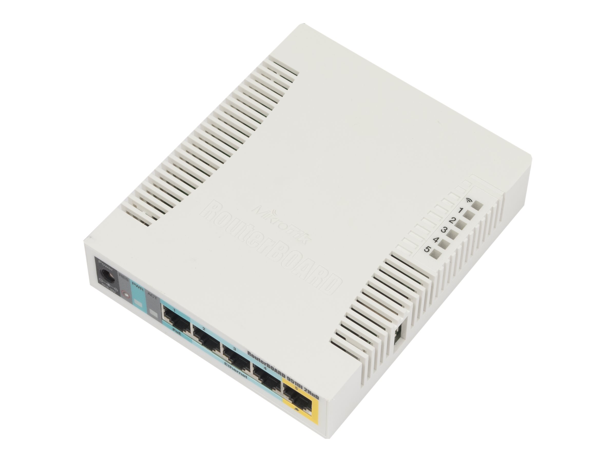 RB951UI-2HnD Access Point | 802.11n | 867 Mbit/s | 10/100 Mbit/s | Ethernet LAN (RJ-45) ports 5 | MU-MiMO Yes | 12 month(s) - Image 2