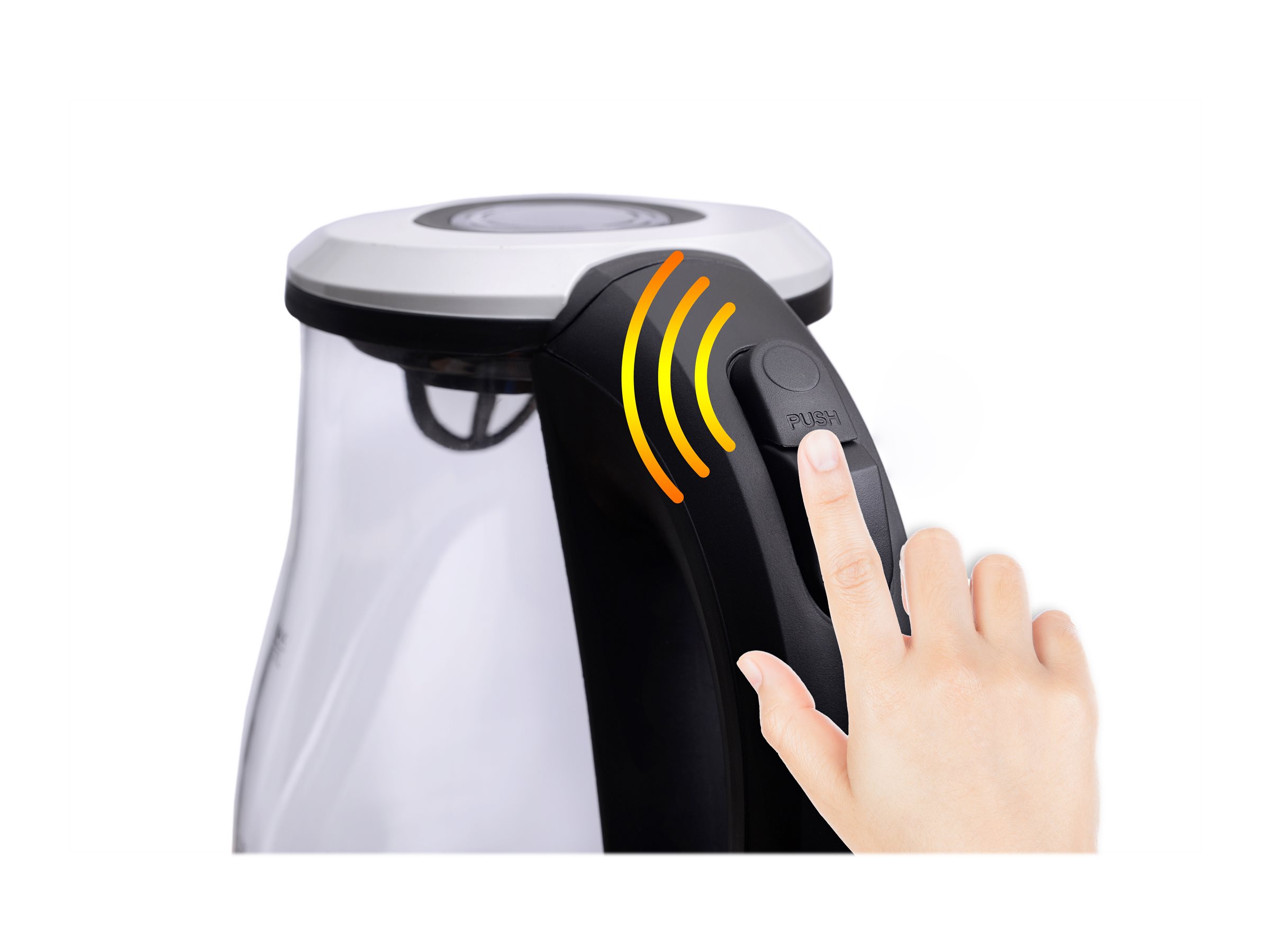 Camry | CR 1251 | Standard kettle | 2000 W | 1.7 L | Glass | 360° rotational base | Glass/Black - Image 12