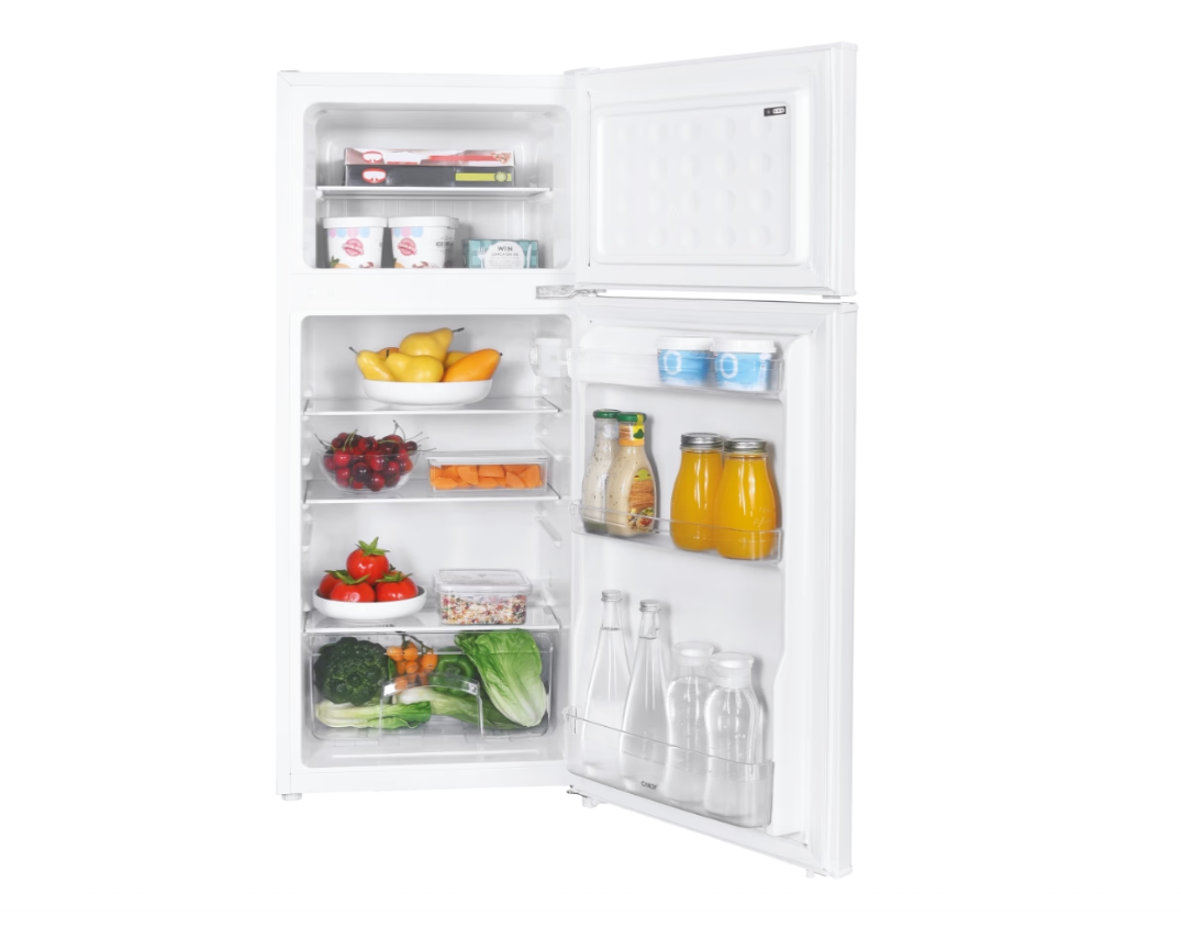 Candy Refrigerator | CDH1S313EW | Energy efficiency class E | Free standing | Double Door | Height 114 cm | Fridge net capacity 89 L | Freezer net capacity 28 L | 40 dB | White - Image 4