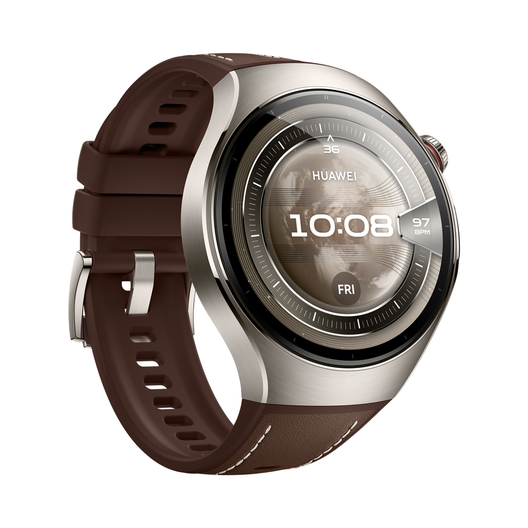 Huawei Watch 5 (46mm) | Smart watch | AMOLED | 1.5 inches | Waterproof | Brown - Image 3