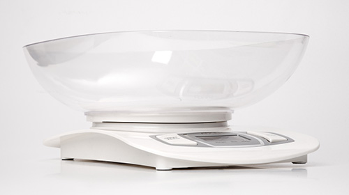 Adler AD 3137 Kitchen scales, Capacity 5 kg , Graduation 1g, Big LCD Display, Auto-zero/Auto-off, Large bowl, White | Adler | Adler AD 3137 | Maximum weight (capacity) 5 kg | Graduation 1 g | Display type LCD | White - Image 3