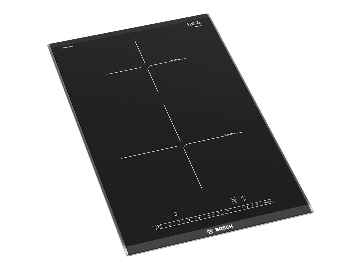 Bosch | Hob | PIB375FB1E | Induction | Number of burners/cooking zones 2 | Touch | Timer | Black - Image 2