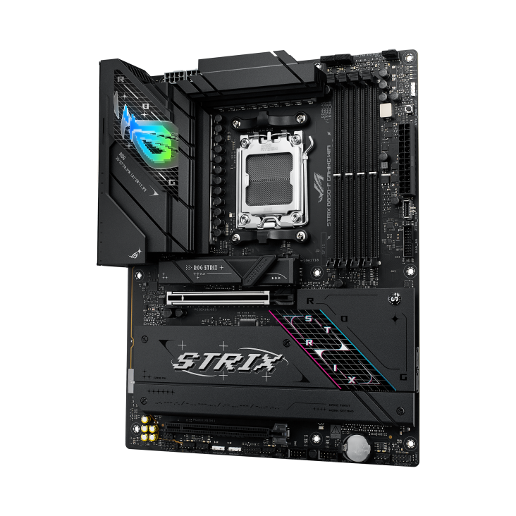 Asus ROG STRIX B850-F GAMING WIFI | Processor family AMD | Processor socket AM5 | DDR5 DIMM | Number of SATA connectors 2 - Image 3