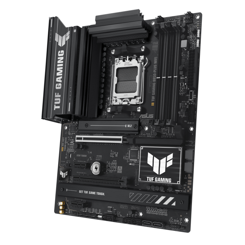 Asus TUF GAMING B850-PLUS WIFI | Processor family AMD | Processor socket AM5 | DDR5 DIMM | Number of SATA connectors 4 - Image 4