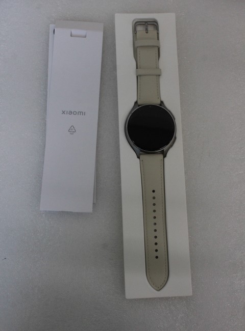 SALE OUT. Xiaomi Watch 2 Titan Gray Case With White Leather Strap | SALE OUT. Xiaomi | Watch 2 Titan | Smart watch | GPS (satellite) | AMOLED | 1.43" | Gray | USED, MISSING CHARGING DOCK - Image 2