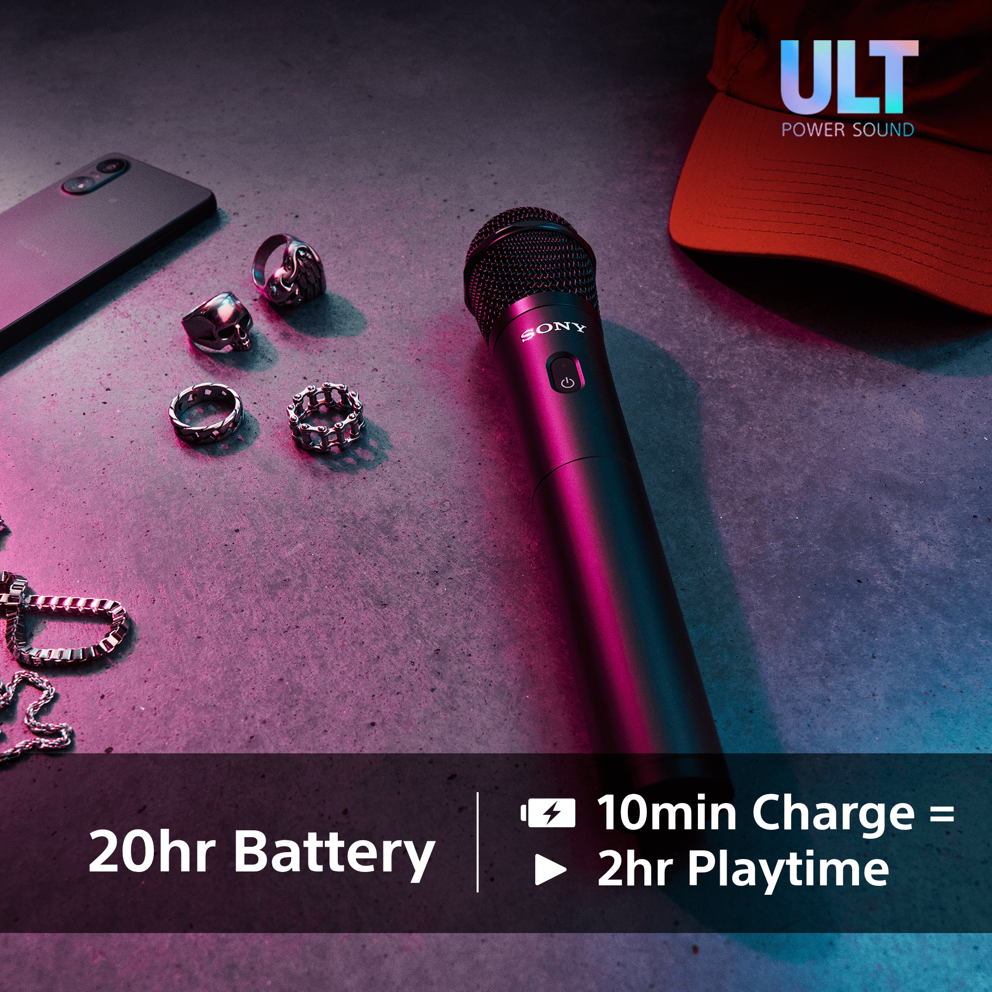 Sony | Wireless Microphone Set with 2 Mics and Receiver | ULTMIC1 - Image 4