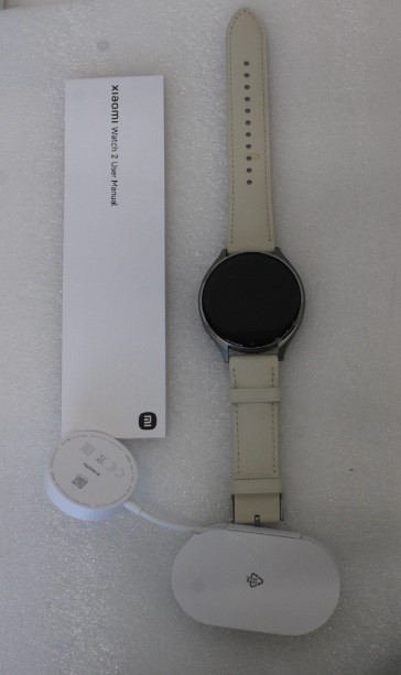 SALE OUT. Xiaomi Watch 2 Titan Gray Case With White Leather Strap | SALE OUT. Xiaomi | Watch 2 Titan | Smart watch | GPS (satellite) | AMOLED | 1.43" | Gray | USED, MISSING INNER PACKAGING - Image 2