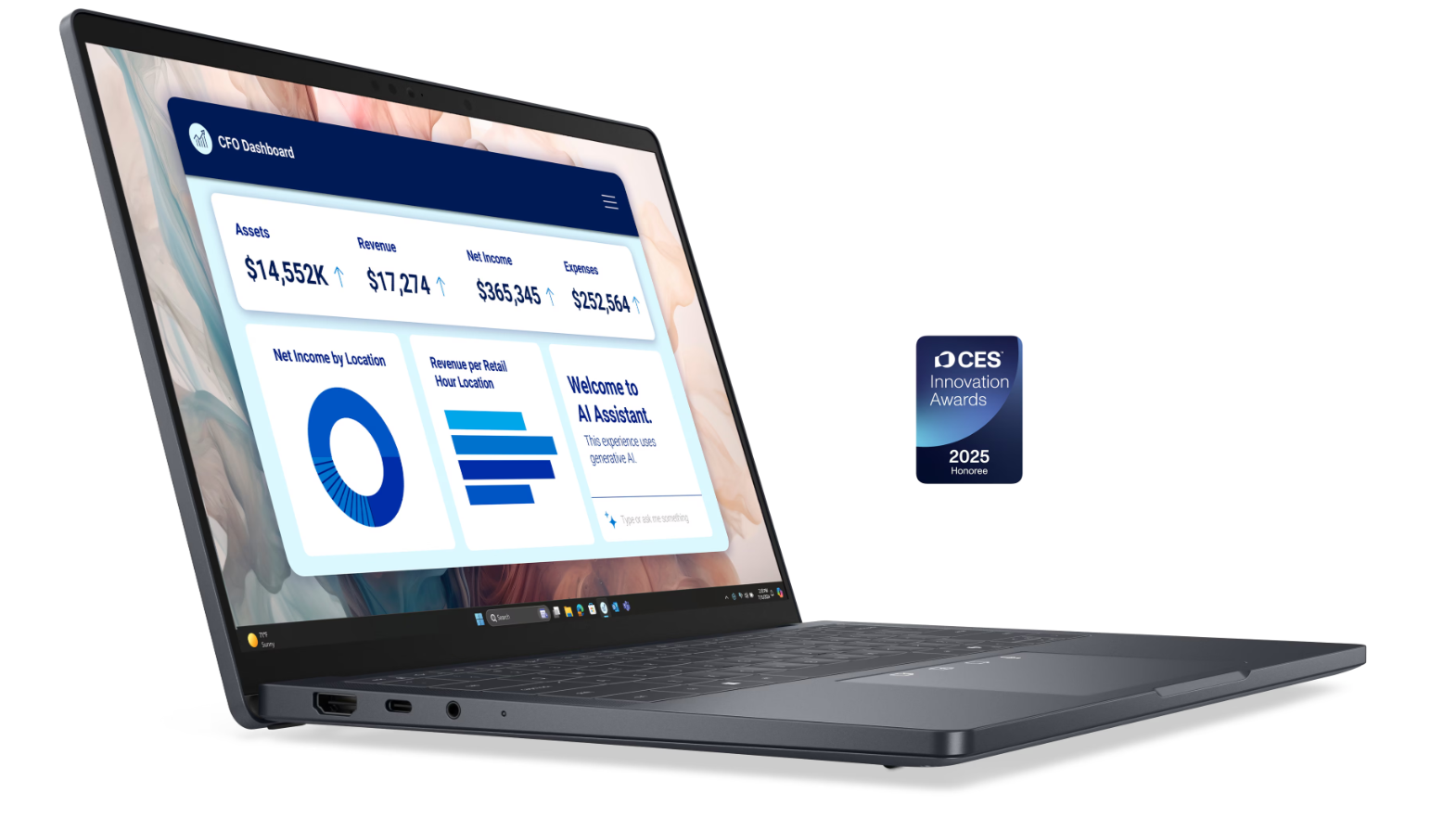 Dell Pro Premium 14 PA14250 | 14 " | FHD+ | Anti-glare | Intel Core Ultra 7 | 266V | 16 GB | LPDDR5x | Solid-state drive capacity 512 GB | Intel Arc Graphics | Windows 11 Pro | Bluetooth version 5.4 | Keyboard language Estonian | Keyboard backlit | Warranty 36 month(s) | Battery warranty 12 month(s) - Image 2