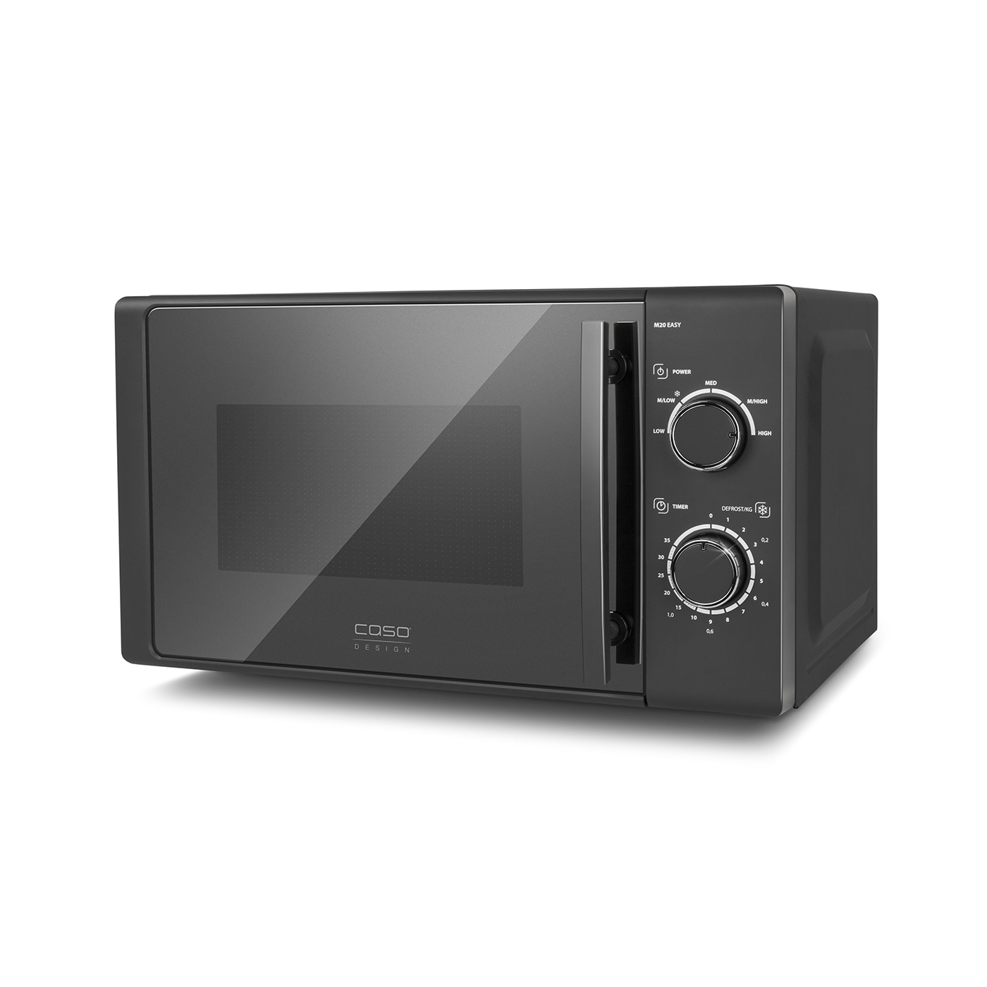 Caso | Microwave oven | M20 EASY | Free standing | 20 L | 700 W | Silver - Image 4