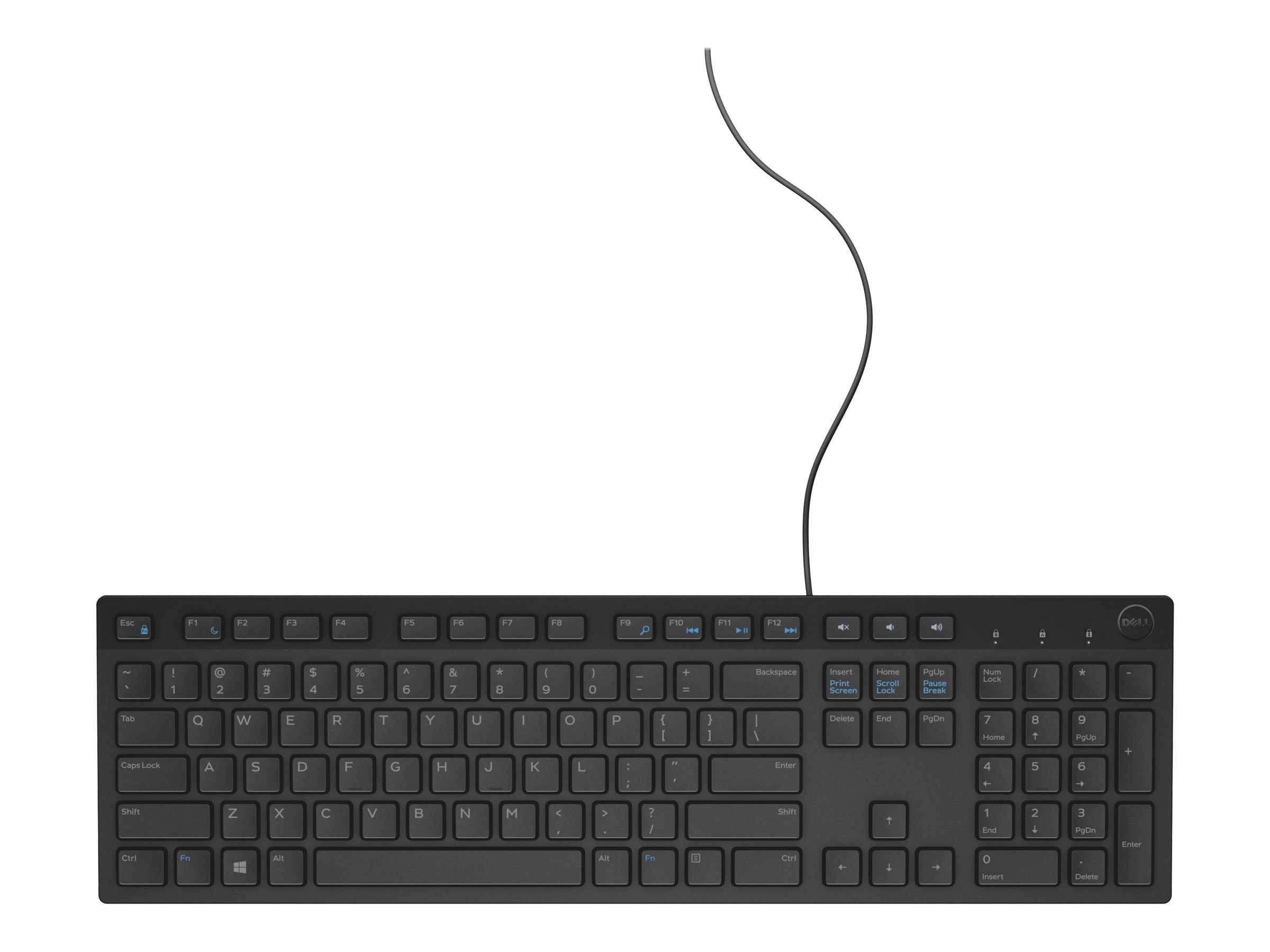 Dell | KB216 | Standard | Wired | EE | Black | USB - Image 4