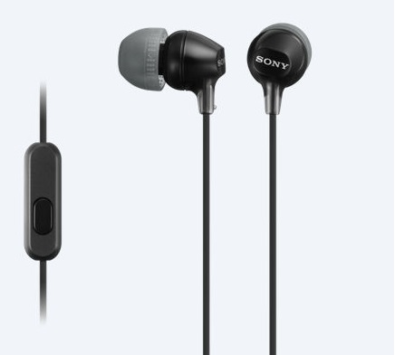 Sony | EX series | MDR-EX15AP | In-ear | Black - Image 3